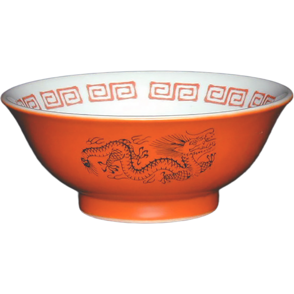 02170059 特選麺の器 4 赤巻黒竜 丸反7寸丼  20.8×8.3㎝ 1310㏄ P.157 ￥3200（税抜）