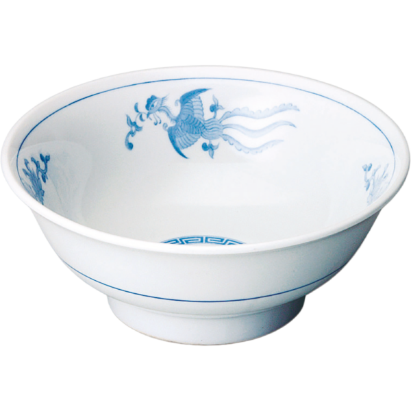 02221321 特選麺の器 29 鳳凰 6.8高台丼 20.8×8.3㎝ 1310㏄ P.182 ￥2000（税抜）