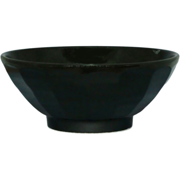 02260934 特選麺の器 27 黒ゆず 7寸しのぎ丼 20.8×8.5㎝ 1330㏄ P.180 ￥3800（税抜）