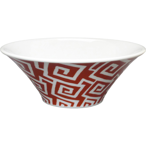 02370504 まぜそば 朱雷門 21cmボール 20.9×8㎝ P.10 ￥3700（税抜）