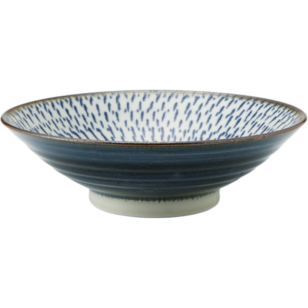 02510375 めん皿・めん鉢 4 おふけとちりうず 8寸麺鉢 24.5×7.5㎝ P.37 ￥2000（税抜）