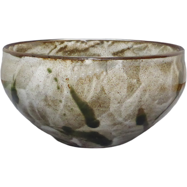 02540525 特選麺の器 29 かいらぎ織部 なごみ丼 18.4×9.3㎝ 1500㏄ P.182 ￥5000（税抜）