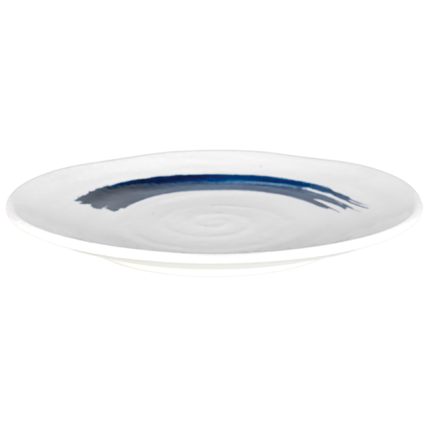 02560989 めん皿・めん鉢 2 ゴス刷毛 粉引9寸皿 27.7×3.3㎝ P.35 ￥3400（税抜）