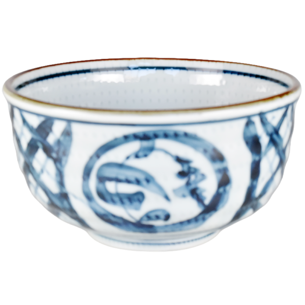 02720943 間取イナホ 5.5渦型腰張丼 16.7×9㎝ 1000㏄ P.55 ￥2000（税抜）