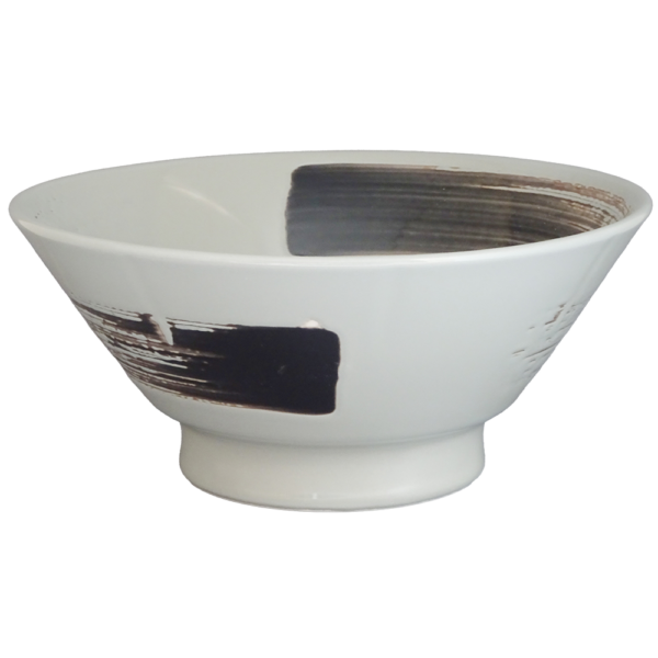 02820687 黒刷毛 黒刷毛グレー 切立高台7寸丼 21×9.2㎝ 1280㏄ P.56 ￥3400（税抜）