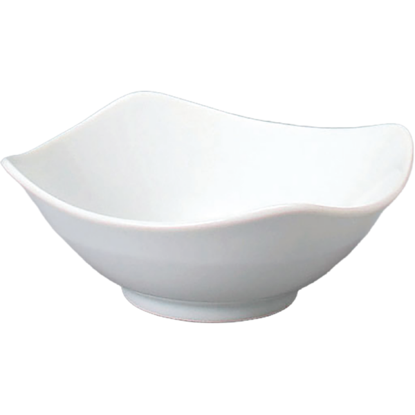 02850502 スクエアホワイト 16㎝ボール 15.6×5.5㎝ P.85 ￥900（税抜）