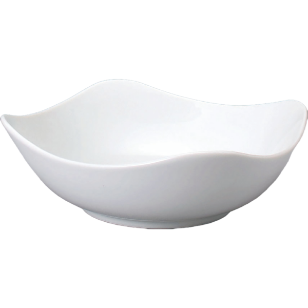 02850969 スクエアホワイト 22㎝ボール 21.9×7.1㎝ P.85 ￥2200（税抜）