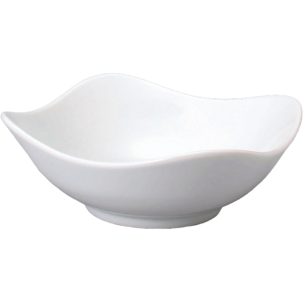 02850998 スクエアホワイト 18㎝ボール 17.7×6.5㎝ P.85 ￥1600（税抜）