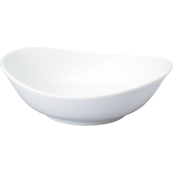 02861022 オーバルホワイト 24㎝ボール 24.4×21×24㎝ P.86 ￥2200（税抜）