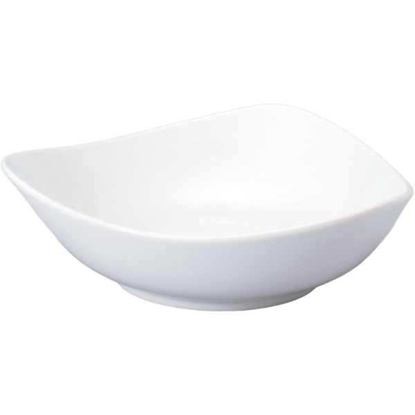 02870502 トライアングルホワイト 16㎝ボール 16×5.5㎝ P.87 ￥900（税抜）