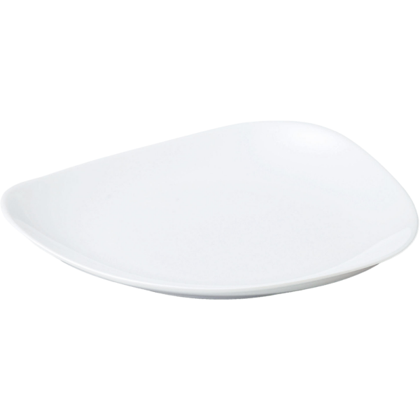 02871037 トライアングルホワイト 26㎝深皿 25.2×4㎝ P.87 ￥2000（税抜）