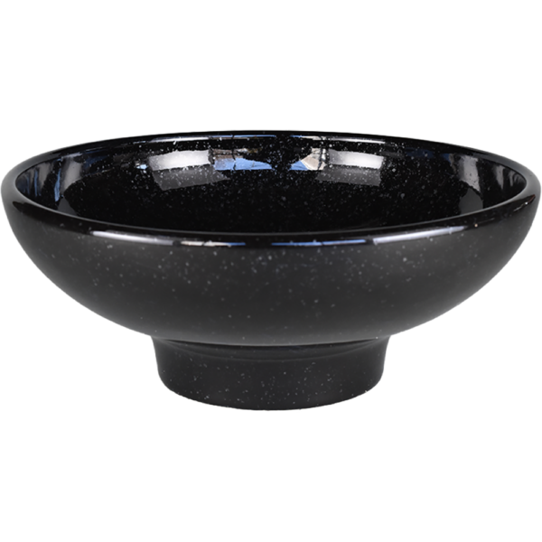 02930500 スタンダード丼 3 ユーラシア黒御影 12㎝ボール 12.1×4.8㎝ 250㏄ P.82 ￥800（税抜）