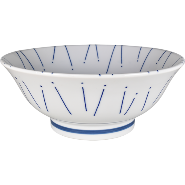 03050985 特選麺の器 2 五月雨十草 6.3ラーメン  19.5×7.2㎝ 1000㏄ P.155 ￥1200（税抜）