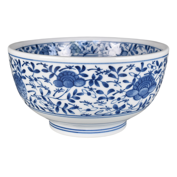 03130982 小鉢・つけ麵 1 唐草古紋 5寸京丼 15.5×8㎝ 840㏄ P.32 ￥1300（税抜）