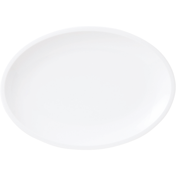 03161009 CONTRNO WHITE 31㎝ワイドプラター 31.2×22×2.9㎝ P.84 ￥3700（税抜）
