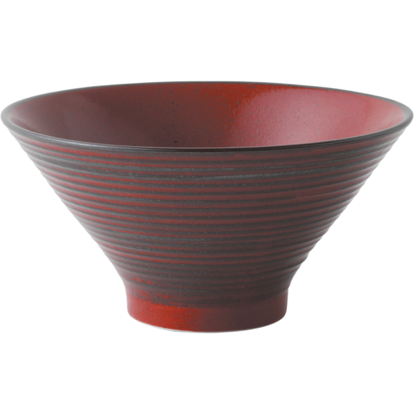 03431098 特選麺の器 18 根来 6.5千段高ハマ丼 20×10㎝ 1100㏄ P.171 ￥2800（税抜）
