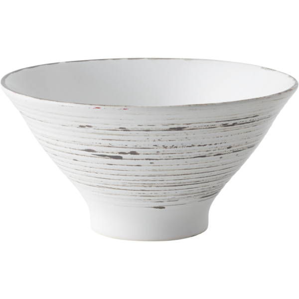 03441098 特選麺の器 18 錆粉引 6.5千段高ハマ丼 20×10㎝ 1100㏄ P.171 ￥2400（税抜）