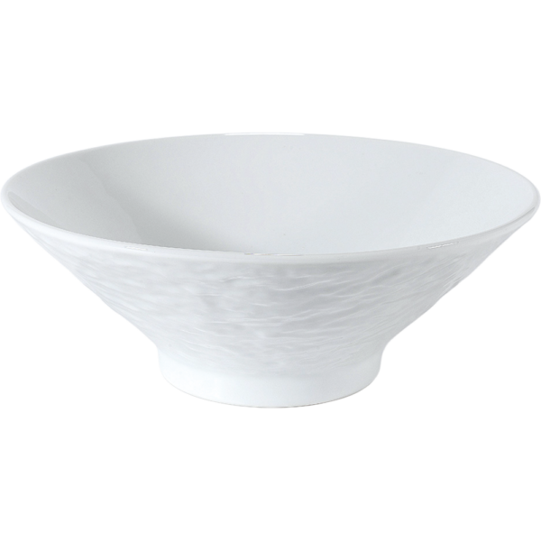 03471114 石目白 1 25㎝高台丼 25.2×9.5㎝ 1800㏄ P.74 ￥2600（税抜）