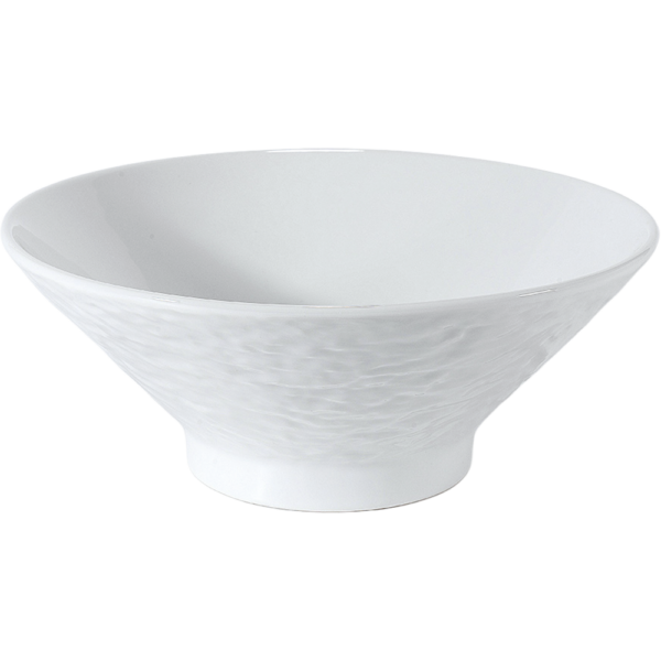 03471116 石目白 1 20㎝高台丼 19.5×7.5㎝ 990㏄ P.74 ￥1100（税抜）