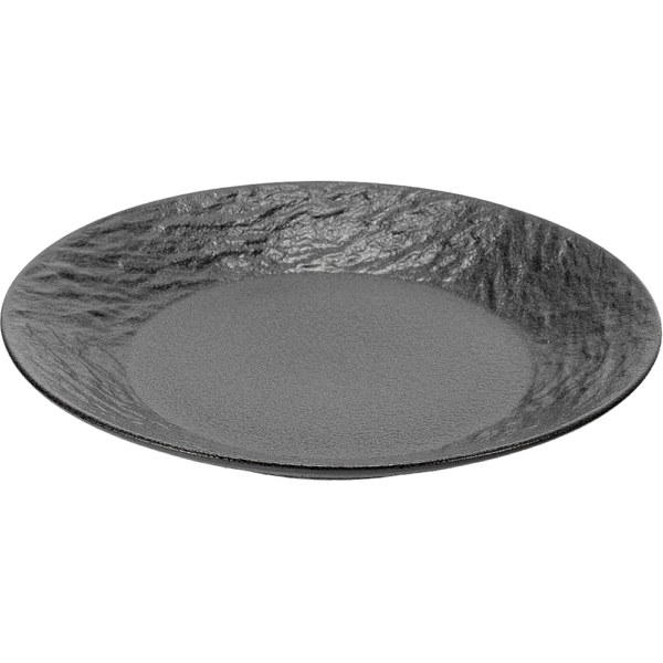 03481107 石目黒耀 2 SX25㎝皿 26.3×3.1㎝ P.77 ￥1300（税抜）