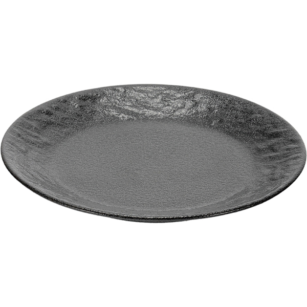 03481108 石目黒耀 2 SX22㎝皿 21.2×2.7㎝ P.77 ￥900（税抜）