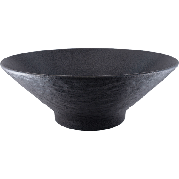 03481114 石目黒耀 1 25m高台丼 25.2×9.5㎝ 1800㏄ P.76 ￥2900（税抜）