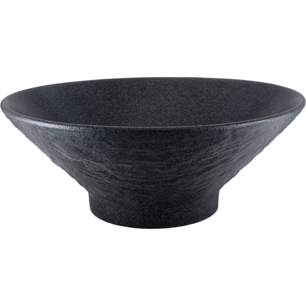 03481116 石目黒耀 1 20㎝高台丼 19.5×7.5㎝ 990㏄ P.76 ￥1300（税抜）