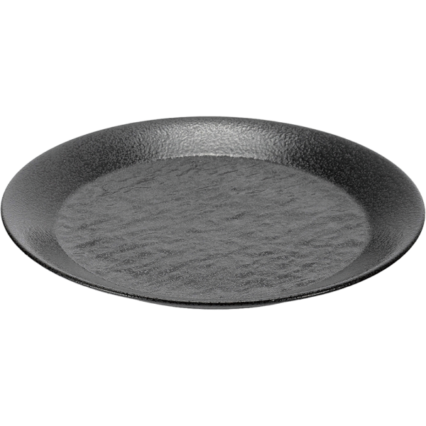 03481166 石目黒耀 2 LX28㎝皿 27.8×3.3㎝ P.77 ￥2100（税抜）