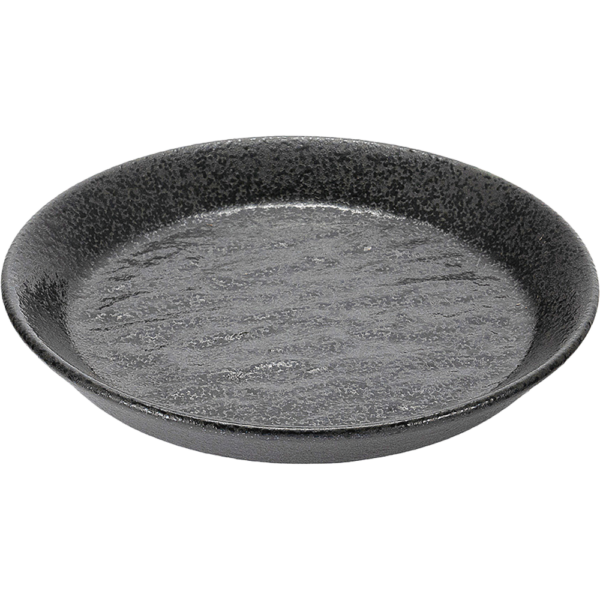 03481170 石目黒耀 2 LX19㎝皿 19.5×2.4㎝ P.77 ￥800（税抜）