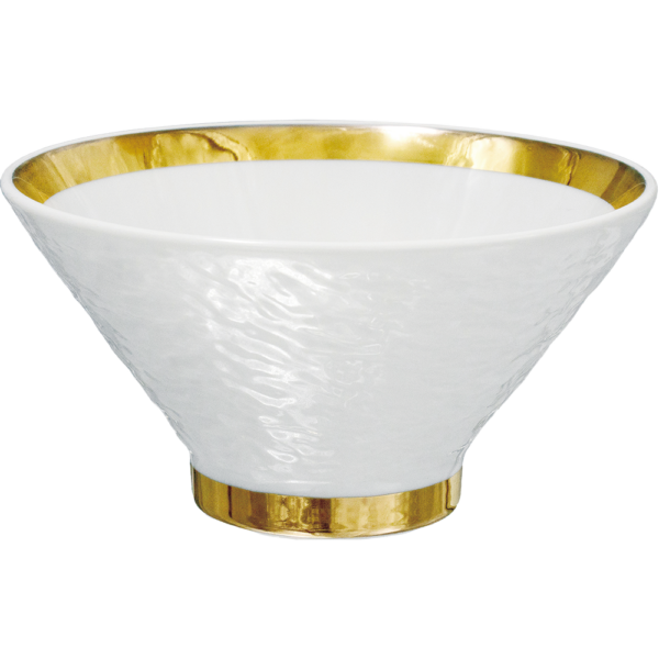 03531158（ゴールドボーダー）石目19㎝高台深口丼 19.3×10.1㎝ 1150㏄ P.28