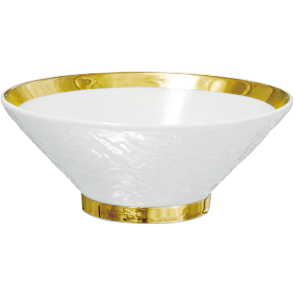 03531160（ゴールドボーダー）石目20㎝高台丼 19.5×7.5㎝ 990㏄ P.28