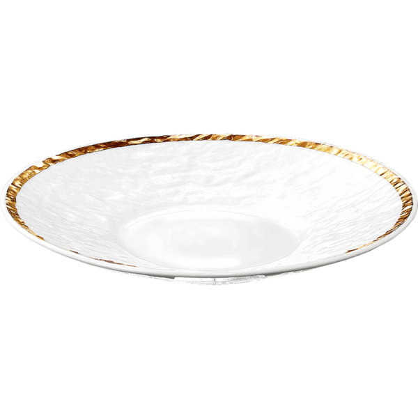 03531176 一品皿 1（ゴールドボーダー）SX-F22㎝深皿 21.7×3.7㎝ P.30