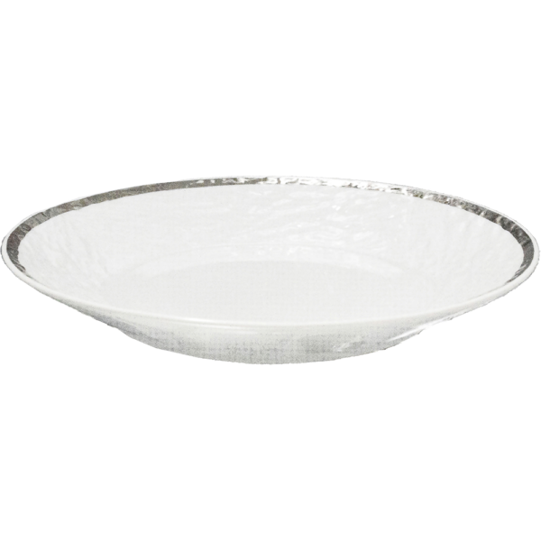 03541107 一品皿 2（プラチナボーダー）SX25㎝皿 26.3×3.1㎝ P.31