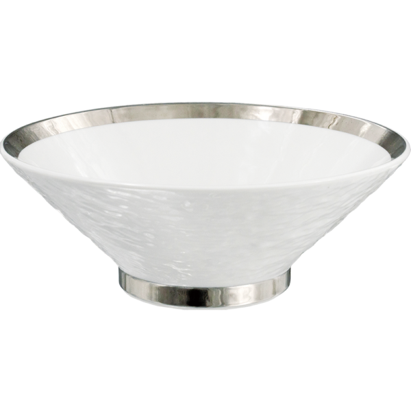 03541162（プラチナボーダー）石目25㎝高台丼 25.2×9.5㎝ 1800㏄ P.29