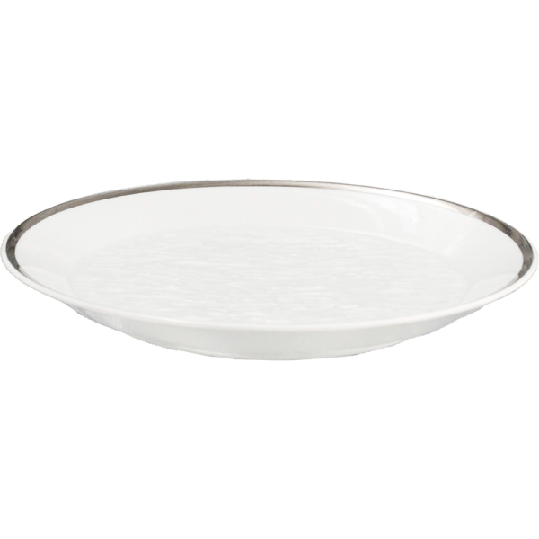 03541167 一品皿 2（プラチナボーダー）LX26㎝皿 26.3×3.1㎝ P.31