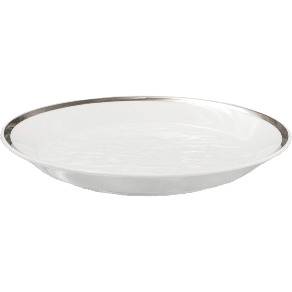 03541168 一品皿 2（プラチナボーダー）LX23㎝皿 23.2×3.1㎝ P.31