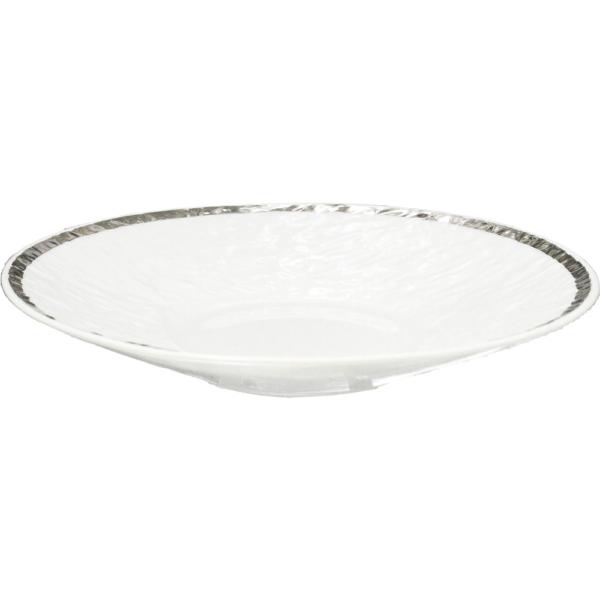 03541176 一品皿 2（プラチナボーダー）SX-F22㎝深皿 21.7×3.7㎝ P.31