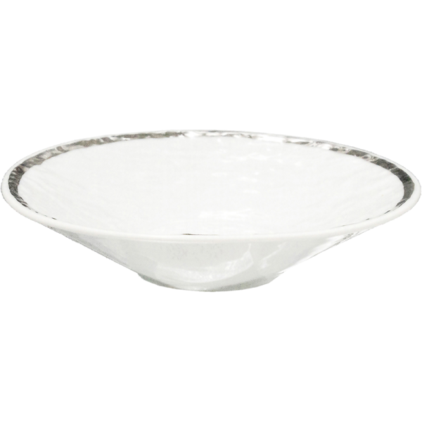 03541178 一品皿 2（プラチナボーダー）SX-F15㎝深皿 14.7×3.4㎝ P.31