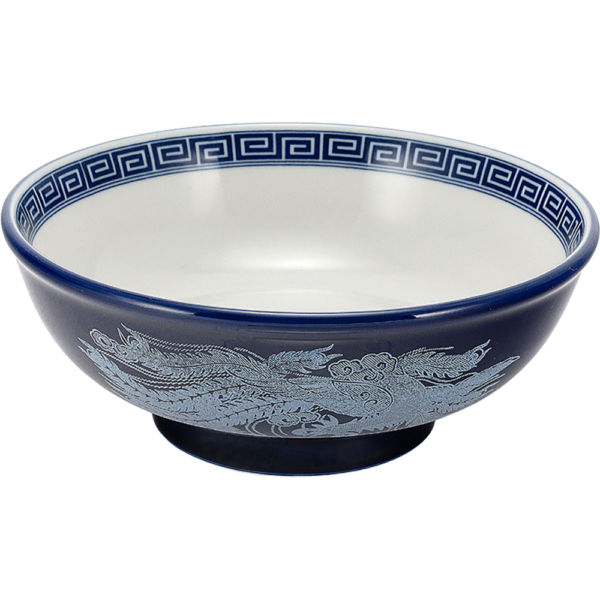 03640046 ルリ雷門白竜 6.5玉丼 19.8×7.9㎝ 1100㏄ P.125 ￥3850（税抜）