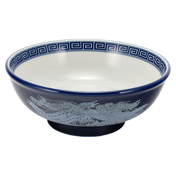 03640048 みそ ルリ雷紋白竜 7寸玉丼 22×9㎝ P.15 ￥6300（税抜）