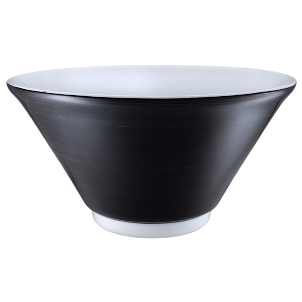 03660429 ｲﾝｸﾞﾚｰｽﾞ（セレン巻・黒巻） 黒巻 切立19㎝深丼 18.8×10.2㎝ 1200㏄ P.50 ￥3000（税抜）