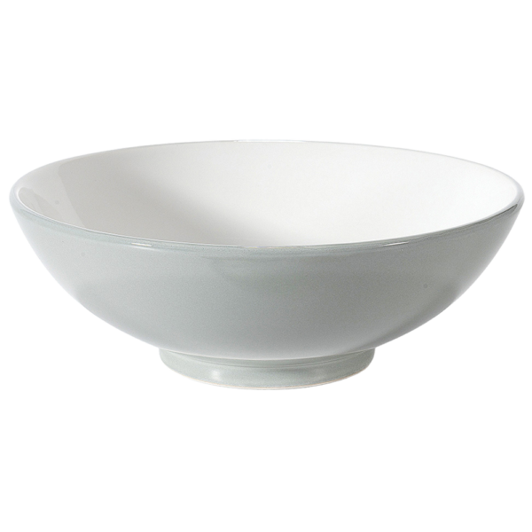 03690054 グレー（中白） 丸6.3丼  19.5×7㎝ 900㏄ P.67 ￥1850（税抜）