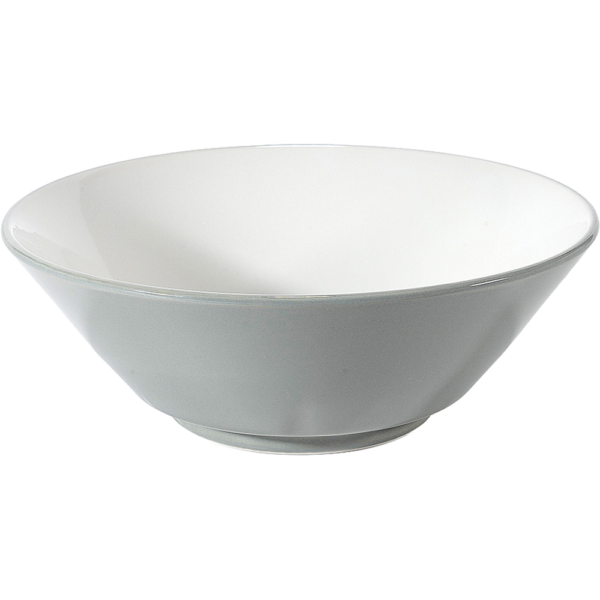 03690730 グレー（中白） 切立6.3丼（厚口） 19.6×7㎝ 900㏄ P.67 ￥1900（税抜）