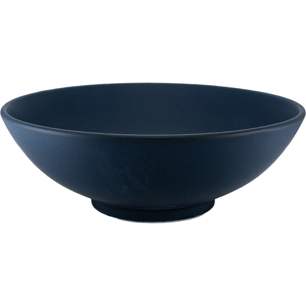 03700054 紺マット 丸6.3丼 19.5×7㎝ 900㏄ P.63 ￥1750（税抜）