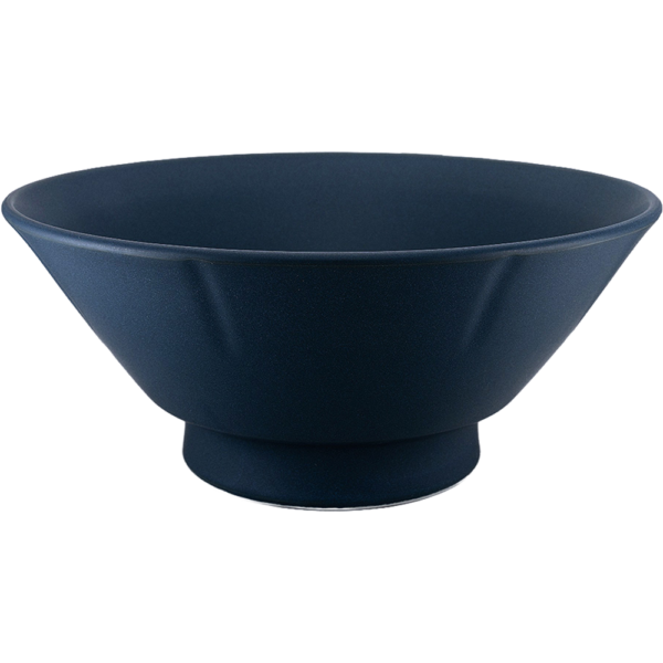 03700687 紺マット 切立高台7寸丼 21×9.2㎝ 1280㏄ P.63 ￥2700（税抜）