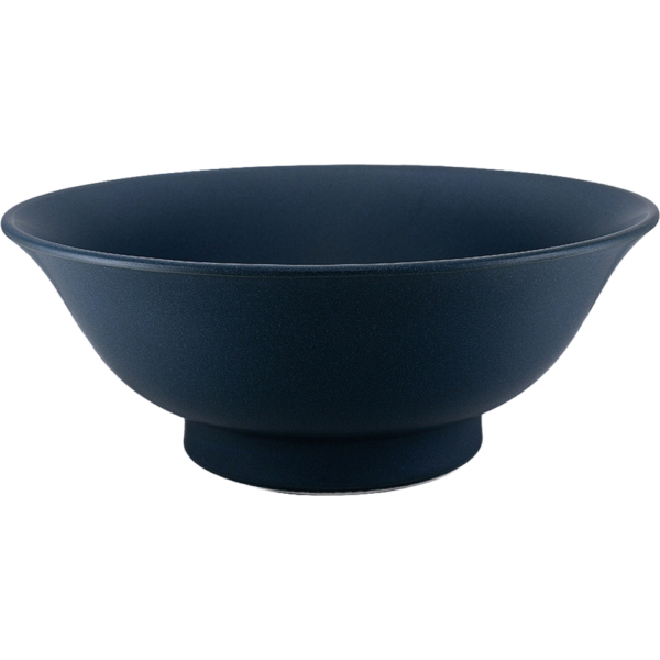 03700713 紺マット 6.5反高台丼 20.2×8.2㎝ 1080㏄ P.63 ￥2300（税抜）