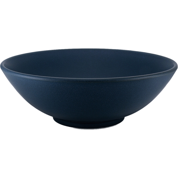 03700814 紺マット 丸6寸丼 18.2×6.4㎝ 700㏄ P.63 ￥1700（税抜）