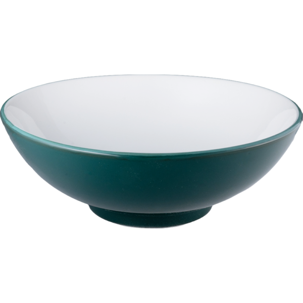 03710054 モスグリーン（中白） 丸6.3丼  19.5×7㎝ 900㏄ P.68 ￥1850（税抜）