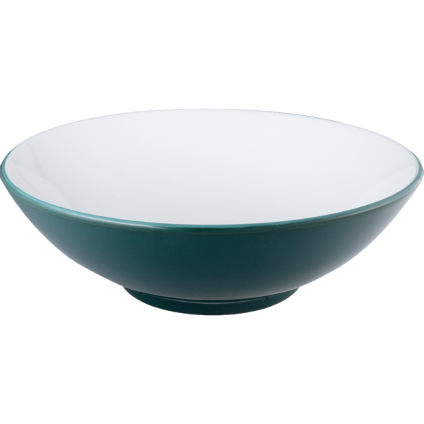 03710055 モスグリーン（中白） 丸6.8丼  20.7×6.6㎝ 950㏄ P.68 ￥2100（税抜）