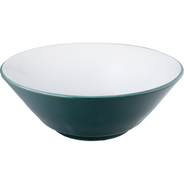 03710730 とんこつ モスグリーン（中白）切立6.3丼 19.5×6.9㎝ P.17 ￥1900（税抜）